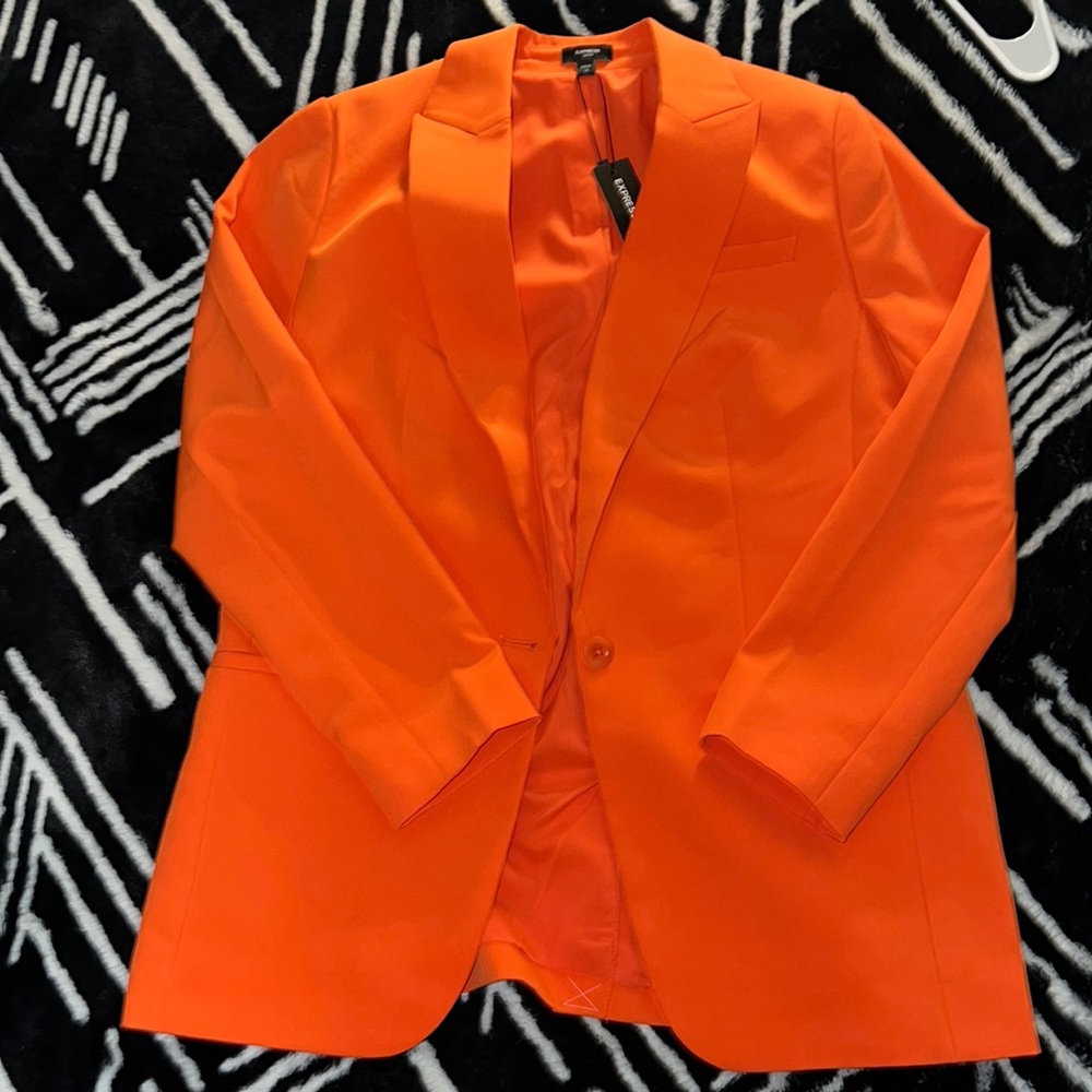 Express Orange Blazer